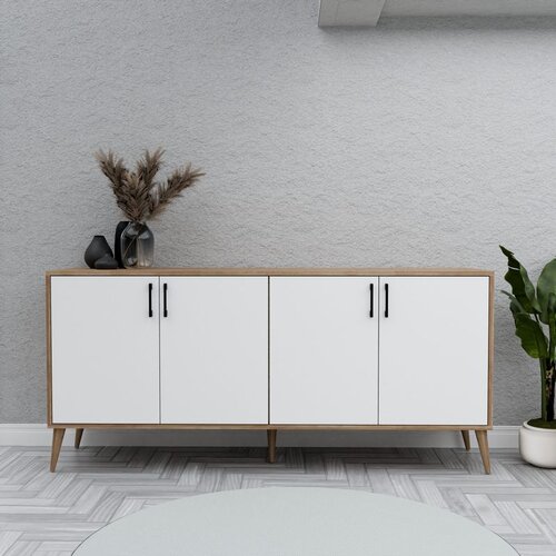 Hanah home hera 1676 oakwhite console Slike