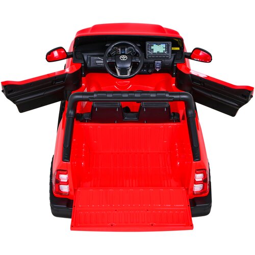  Licenciran avto na akumulator Toyota Hilux 4x4 - rdeč Slike