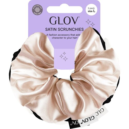 Glov Scrunchies 3 Pack L - Champagne/Black/White Slike