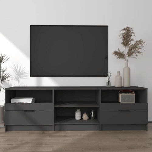 VidaXL TV omarica črna 150x33,5x45 cm konstruiran les Slike