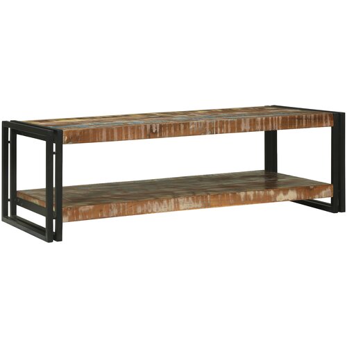 VidaXL Klubska Miza Multicolor 120x50x38 cm Trden les Recikliran Slike