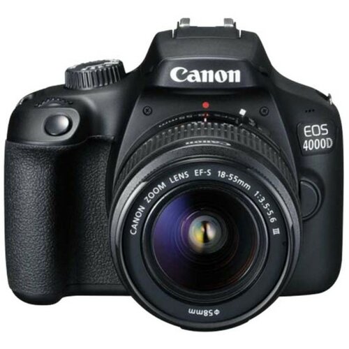 Digitalni fotoaparat Canon EOS4000D BK 18-55+SB130+16GB SEE Slike