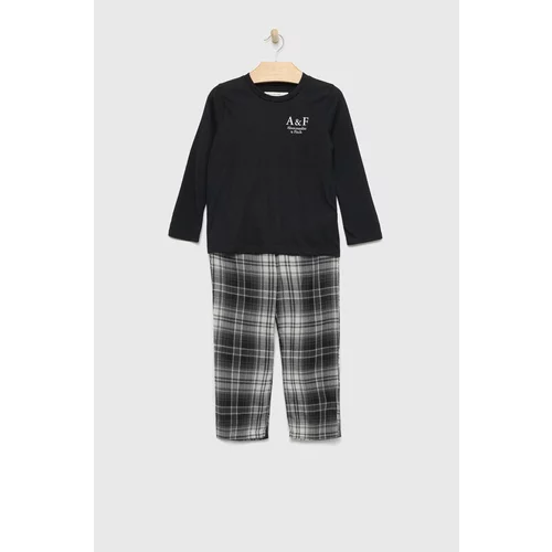Abercrombie & Fitch Dječja pidžama boja: crna, glatka