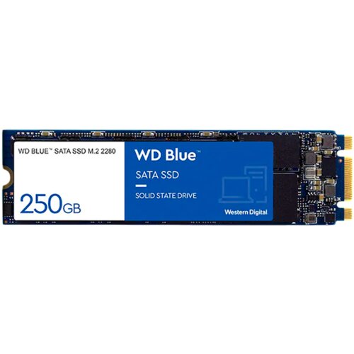 SSD WD Blue SN550 250GB, M 2, PCIe NVMe Read/Write: 2400 / 950 MB/s,... SSD disk Slike
