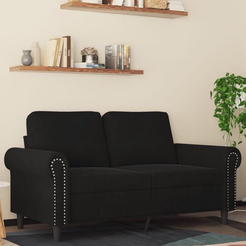 VidaXL Dvosjed crni 120 cm bar&amp;scaron;unasti Slike