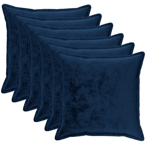  Presvlaka za jastuk 6 pcs HOUTEN Mornarsko plava 70 x 70 cm Slike