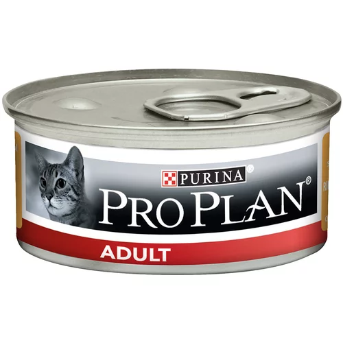 Pro Plan Purina Cat Adult 24 x 85 g - Piščanec