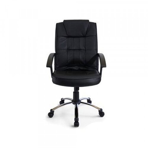 Olimp Sport Radna fotelja LGA68 CR crna eko koža Cene