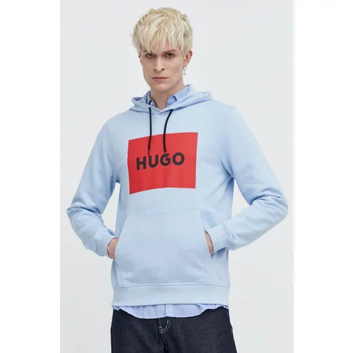 Hugo Bombažen pulover moška, s kapuco