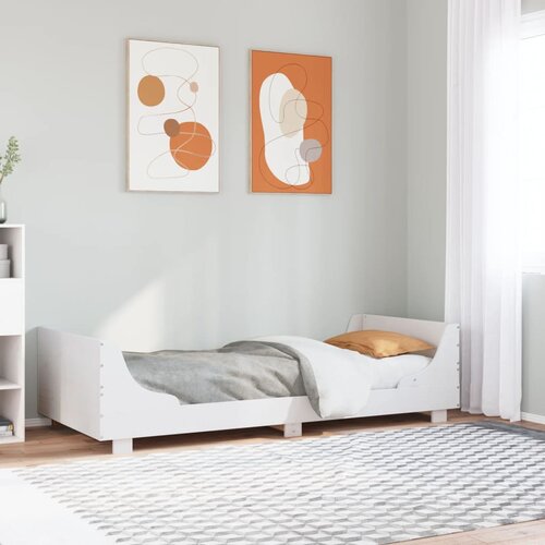  Okvir kreveta bez madraca bijeli 75 x 190 cm masivna borovina Cijene