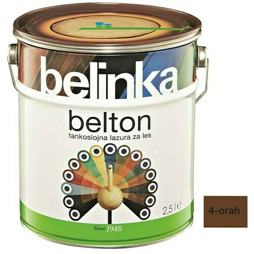  Lazura za za&amp;scaron;titu drva Belinka Belton (Boja: Orah, 2,5 l) Slike