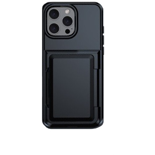 INF Za&amp;scaron;čitna torbica z držalom za kartico za iPhone - črna iPhone 16 Pro Max, (21583331) Slike