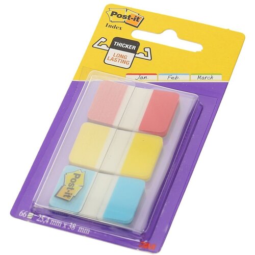  Samoljepivi označivači Post-It Index 686-RYB, Extra strong Slike