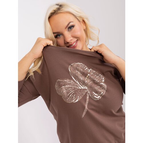 RELEVANCE Blouse-RV-BZ-9191.78-brown Cene