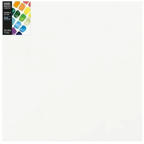 LIQUITEX Basics Slikarsko platno sa drvenim okvirom Canvas (100 x 100 x 1,9 cm, Pamuk, Trostruko grundirano)