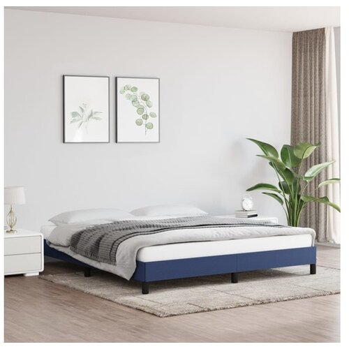  Okvir Za krevet plavi 180x200 cm od tkanine Cene
