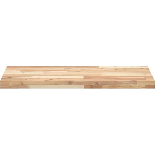  Plutajuće police 2 kom 80x40x4 cm Neobrađeno puno drvo akacije Slike