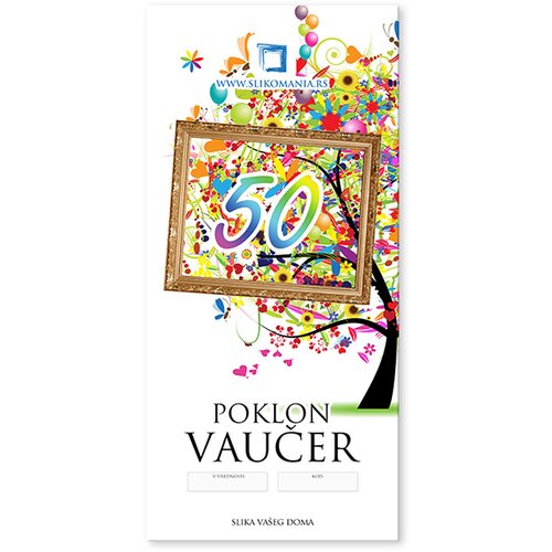  Rođendanski - poklon vaučer (elektronski vaučer) Cene