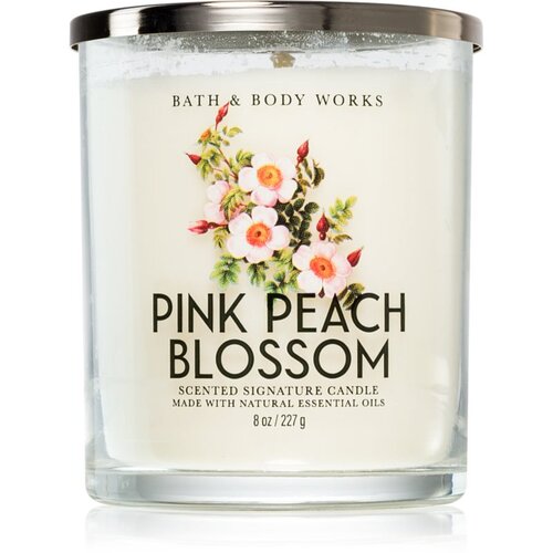Bath & Body Works Pink Peach Blossom mirisna svijeća 227 g Cijene