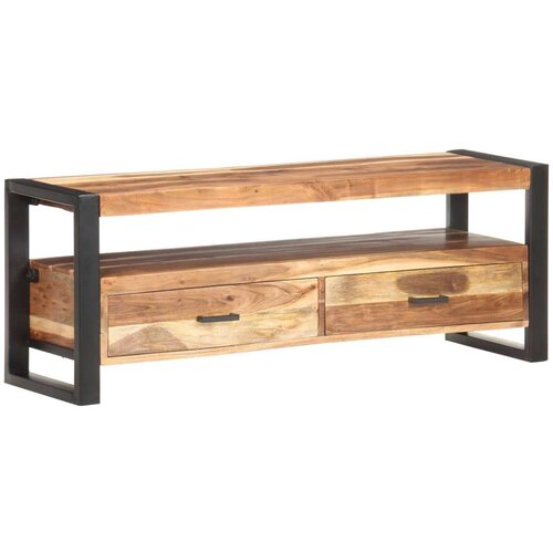 VidaXL TV ormarić 120 x 35 x 45 cm od masivnog drva i &amp;scaron;i&amp;scaron;ama Slike