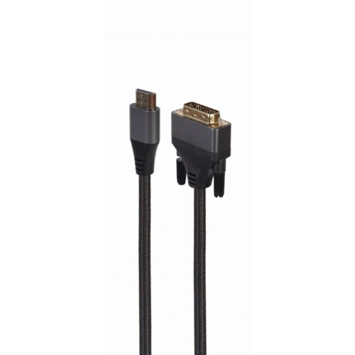 Cablexpert HDMI kabl, HDMI to DVI cable, &amp;ldquo;Premium Series&amp;rdquo;, 1.8 m,, GEMBIRD CC-HDMI-DVI-4K-6 Slike