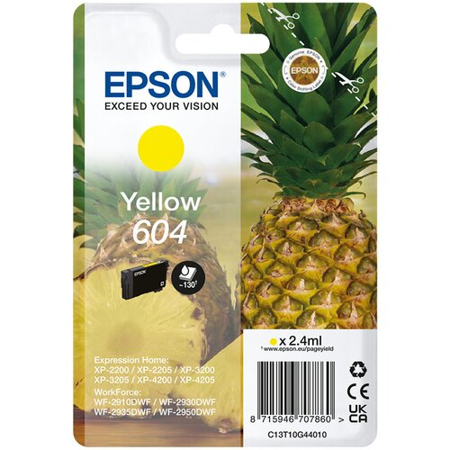 Epson Originalna kartu&amp;scaron;a s črnilom Singlepack Yellow 604, (22112290) Slike