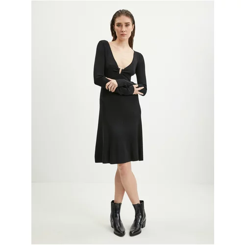 Guess black Ladies Sweater Dress Olivia - Women