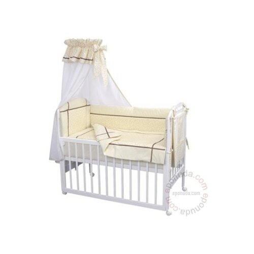 Baby Textil bebi komplet za krevetac 80x120cm / ELEGANT / krem Slike
