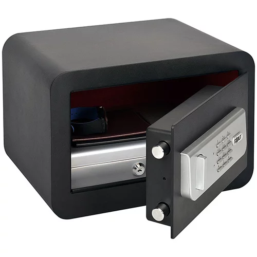STABILIT Sigurnosni sef Security-Box LED (D x Š x V: 35 x 25 x 23 cm, Elektronična brojčana brava, Crne boje)