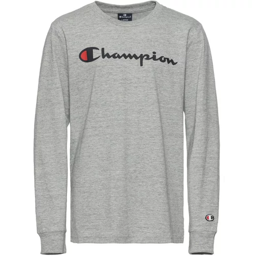 Champion Authentic Athletic Apparel Majica pegasto siva / ognjeno rdeča / črna