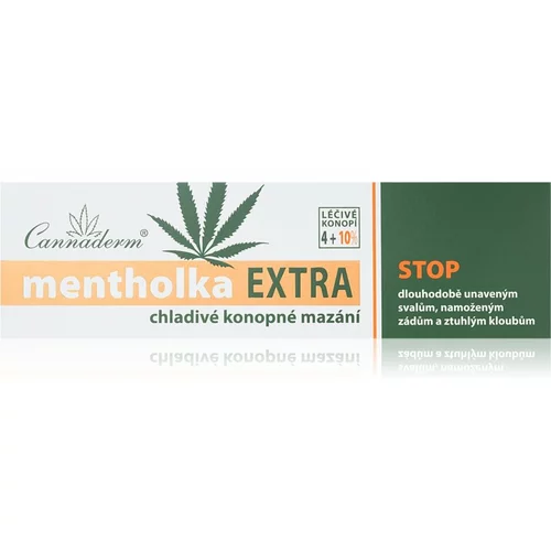 Cannaderm Mentholka EXTRA cannabis joint and muscles treatment konopljin hlanilni gel z mentolom za lajšanje bolečin zaradi okorelih sklepov 150 ml