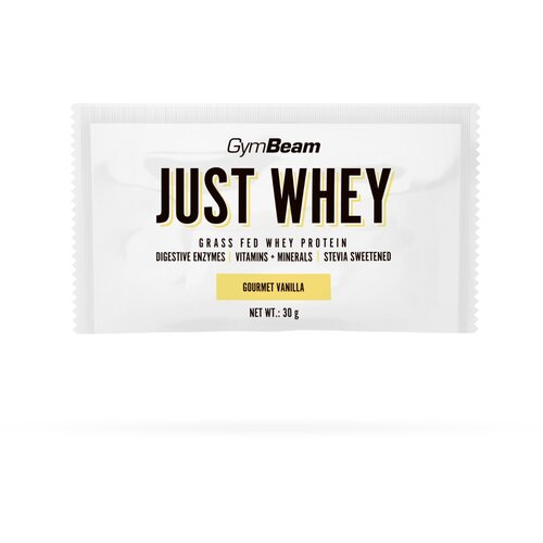 GymBeam Just Whey Grass-Fed Protein 30 g gourmet vanilla Cene