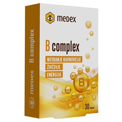 Medex B kompleks (30 kapsul) Cene