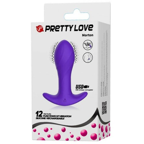 Orion Pretty Love Anal Plug Massager Purple D01244 Slike