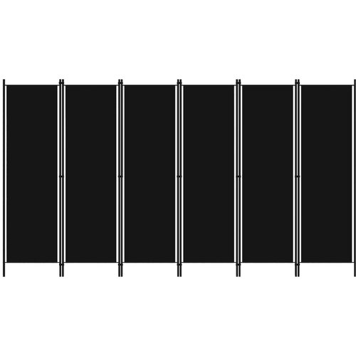 Furnova Paravan 6-delni črn 300x180 cm, (21929857) Cene