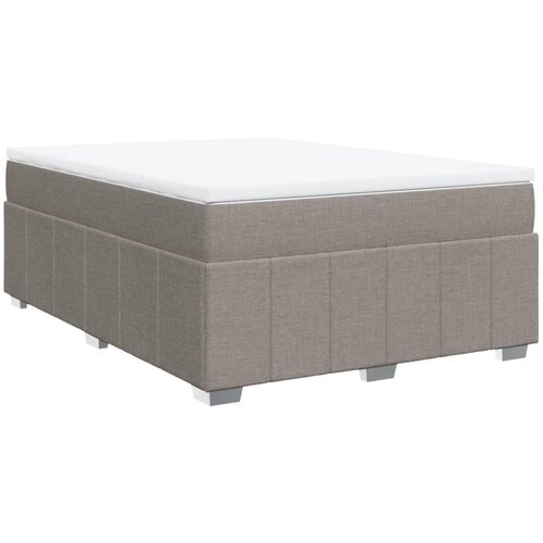 Maison Chic Box spring postelja - Vzmetna postelja z vzmetnico taupe 140x200 cm blago SL24319, (21879529) Cene