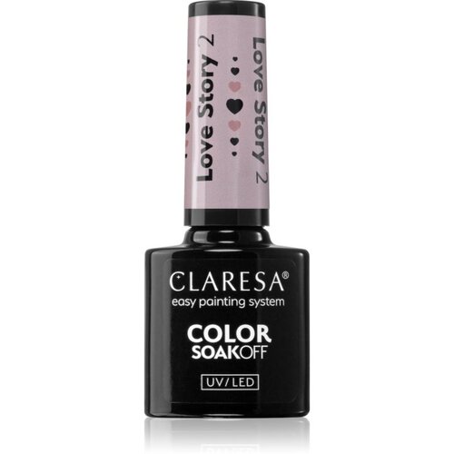 Claresa SoakOff UV/LED Color Love Story gel lak za nohte odtenek 2 5 g Cene