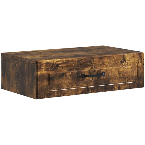 Stolna montirana na zid Dimljeni hrast 59 x 34,5 x 17 cm Slike