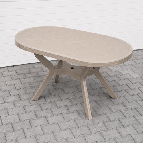 Immos Plast Ba&amp;scaron;tenski sto 120x80cm, Moka Slike