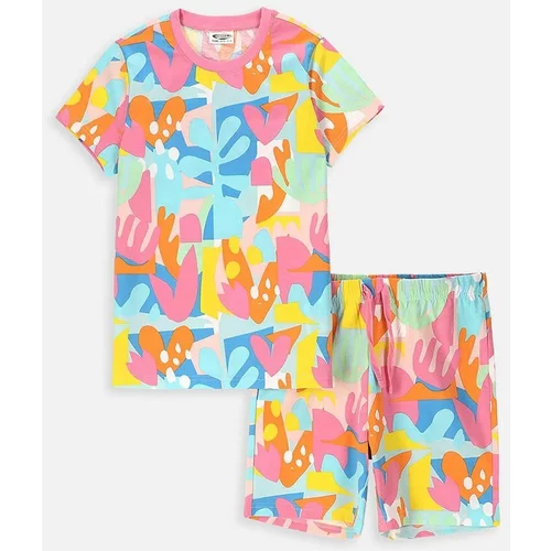 Coccodrillo Dječja pamučna pidžama s uzorkom