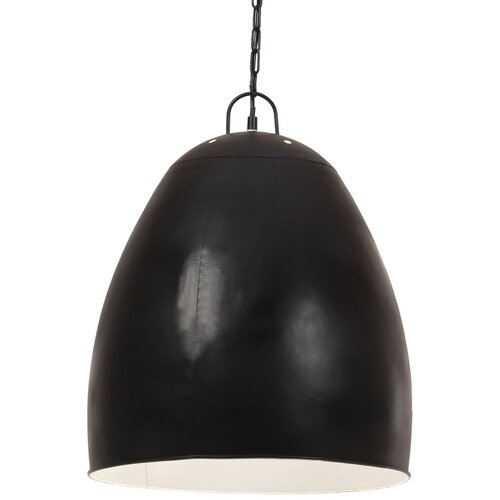 vidaXL Industrijska viseča svetilka 25 W črna okrogla 42 cm E27 Cene