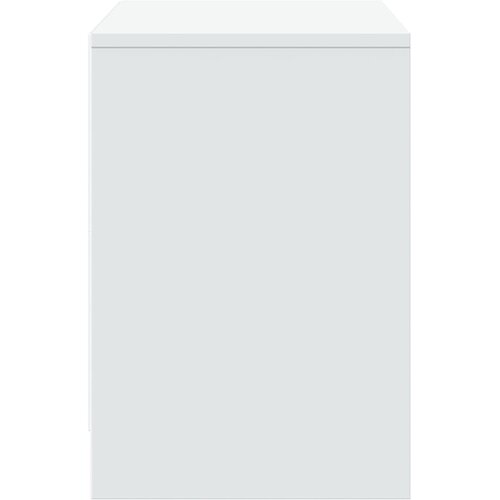  ormarić LED bijeli 100 x 34 x 50 cm od konstruiranog drva Slike