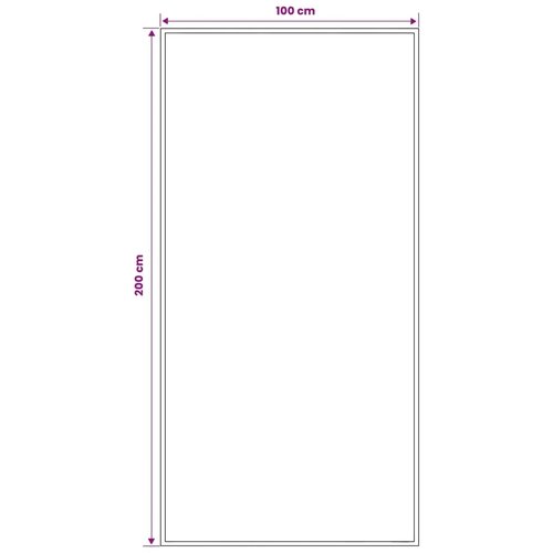  Trkački tepih FLORNES Tkani Siva Pruge 100 x 200 cm PP 7 mm - Sive pruge 100 x 200 cm Slike