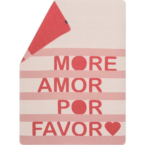  SILVRETTA odeja iz flanela "more amor por favor" - 1 k. Cene
