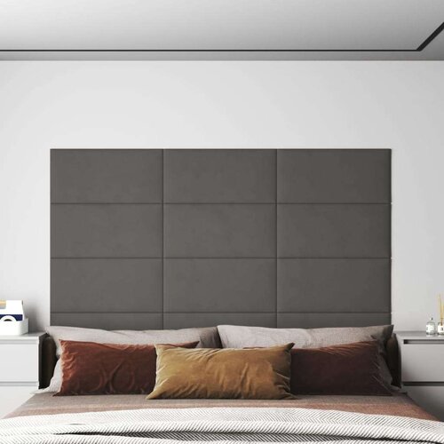  Zidne ploče baršunaste 12 kom tamnosivi 60 x 30 cm 2 16 m² Cijene