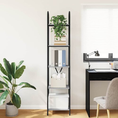  Polica Siva Sonoma 40 x 30 x 183 cm Konstruirano drvo Slike
