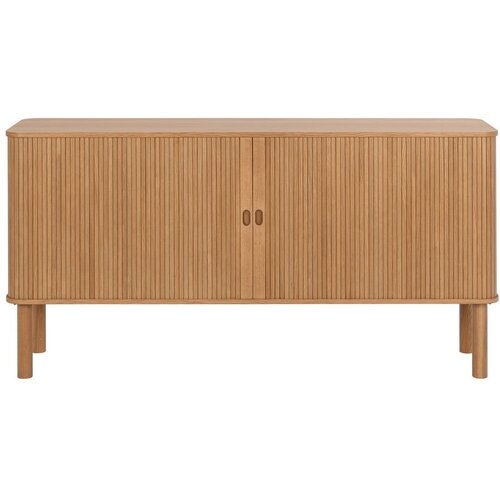 Actona Niska komoda u dekoru hrasta s kliznim vratima u prirodnoj boji 160x80 cm Langley – Cijene