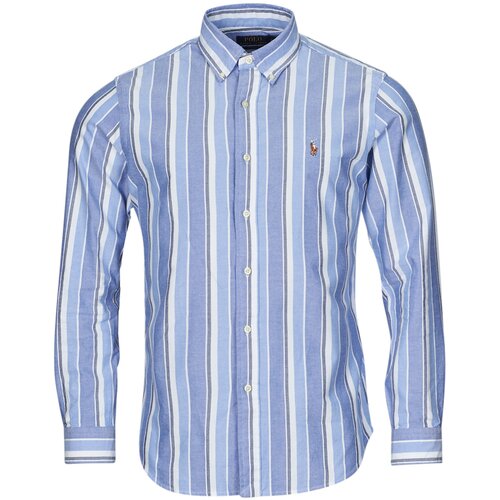 Polo Ralph Lauren Srajce z dolgimi rokavi CHEMISE COUPE DROITE EN OXFORD Modra Cene