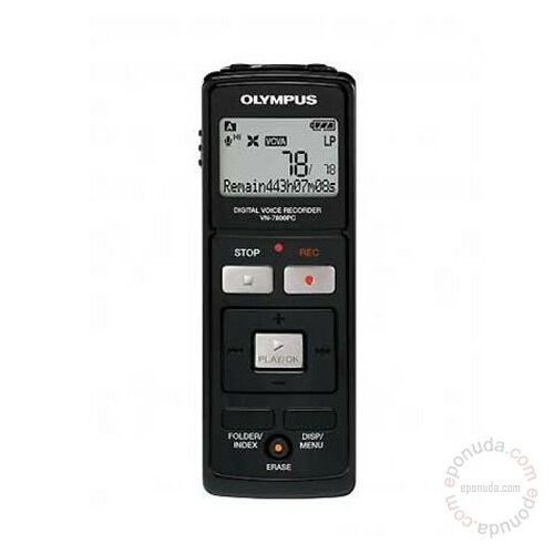 Olympus VN-7800 PC-E1 diktafon Slike