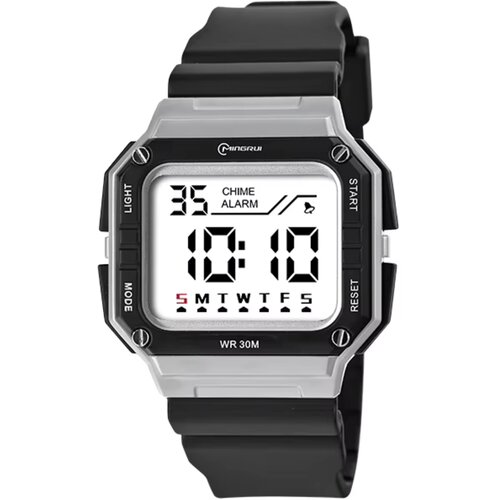 MINGRUI Digitalni sat BL-41697 - Srebrni / Crni Cijene